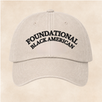 'Foundational Black American' Baseball Cap — Embroidered Arch Logo Hat
