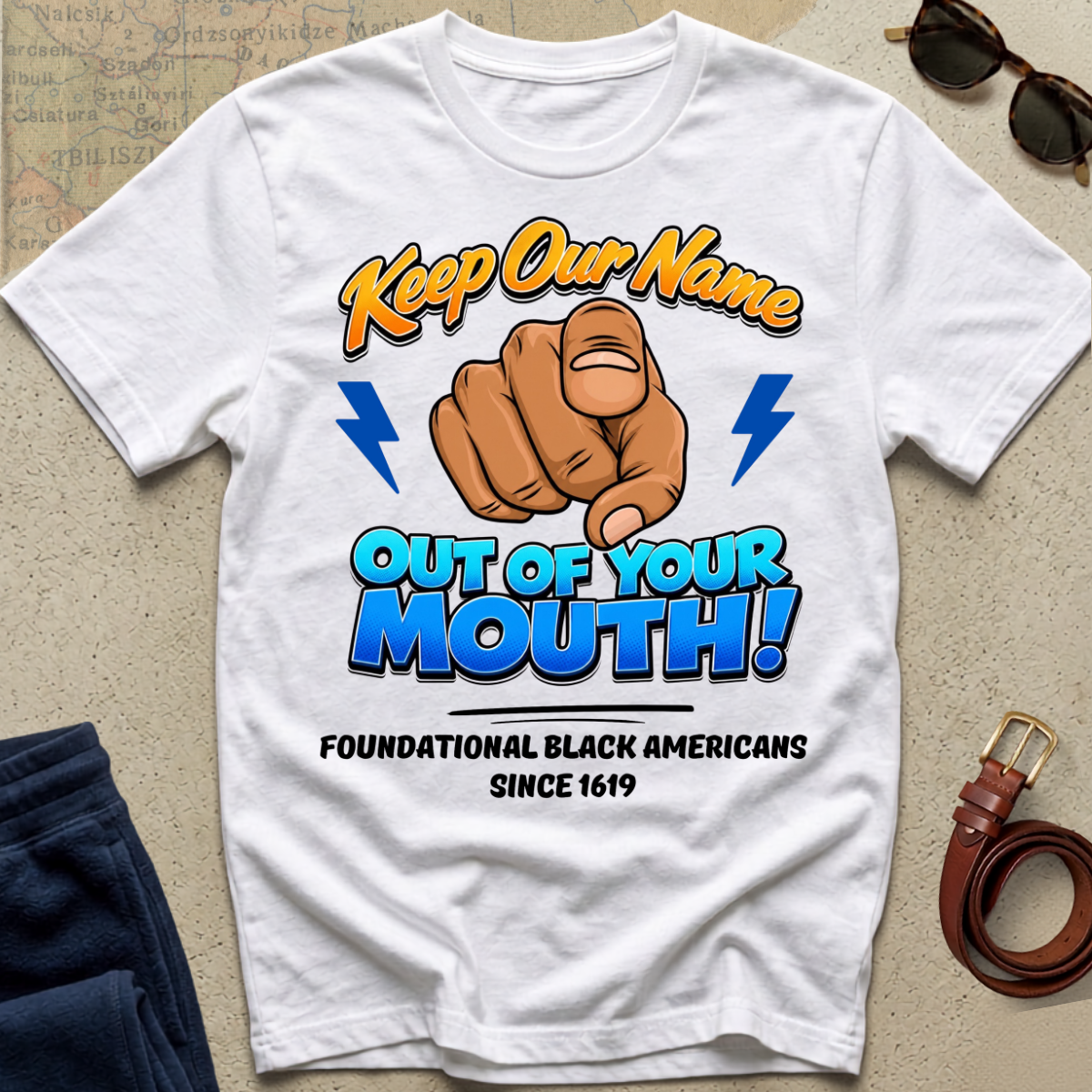 Keep Our Name T-Shirt - Foundational Black American Shirt