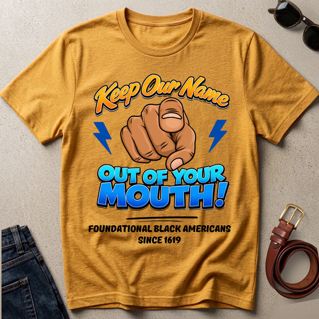 Keep Our Name T-Shirt - Foundational Black American Shirt