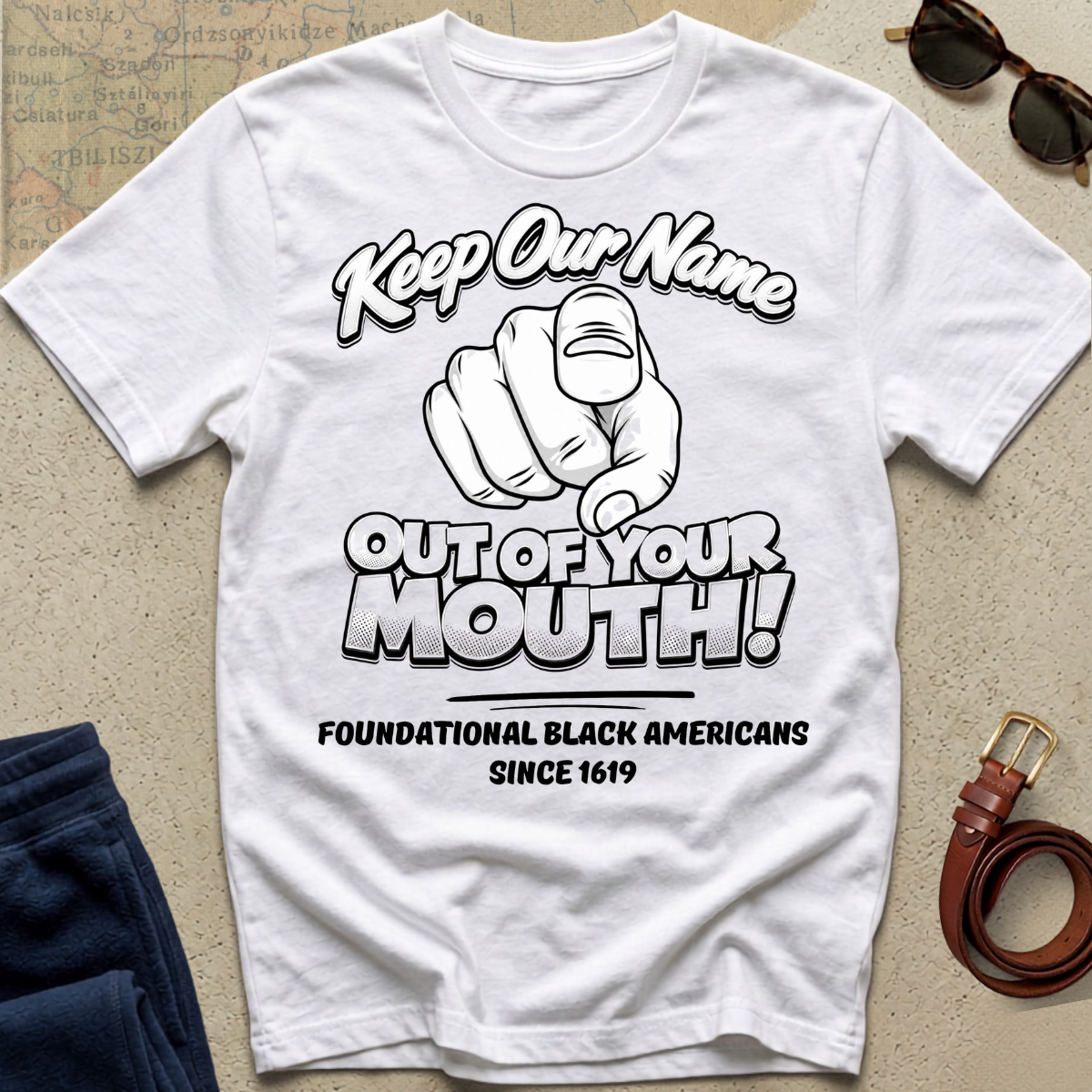 Keep Our Name T-Shirt - Foundational Black American Shirt