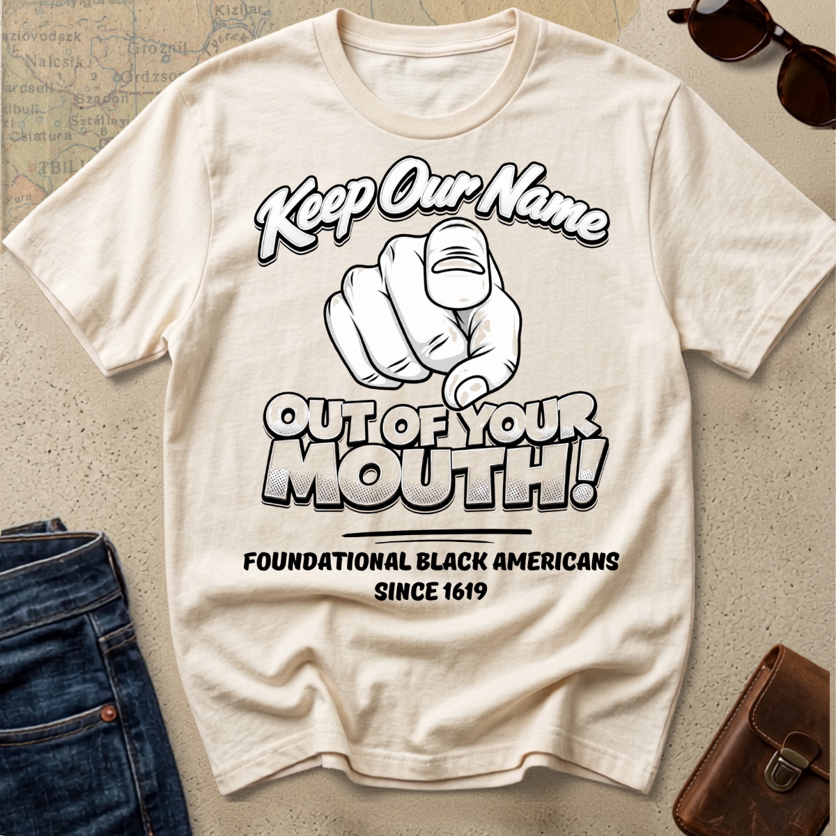 Keep Our Name T-Shirt - Foundational Black American Shirt