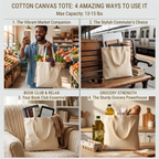 'Validated' Tote Bag - Cotton Canvas Tote