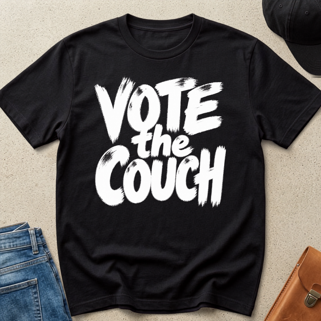 Vote the Couch T-Shirt — Funny Political Tee