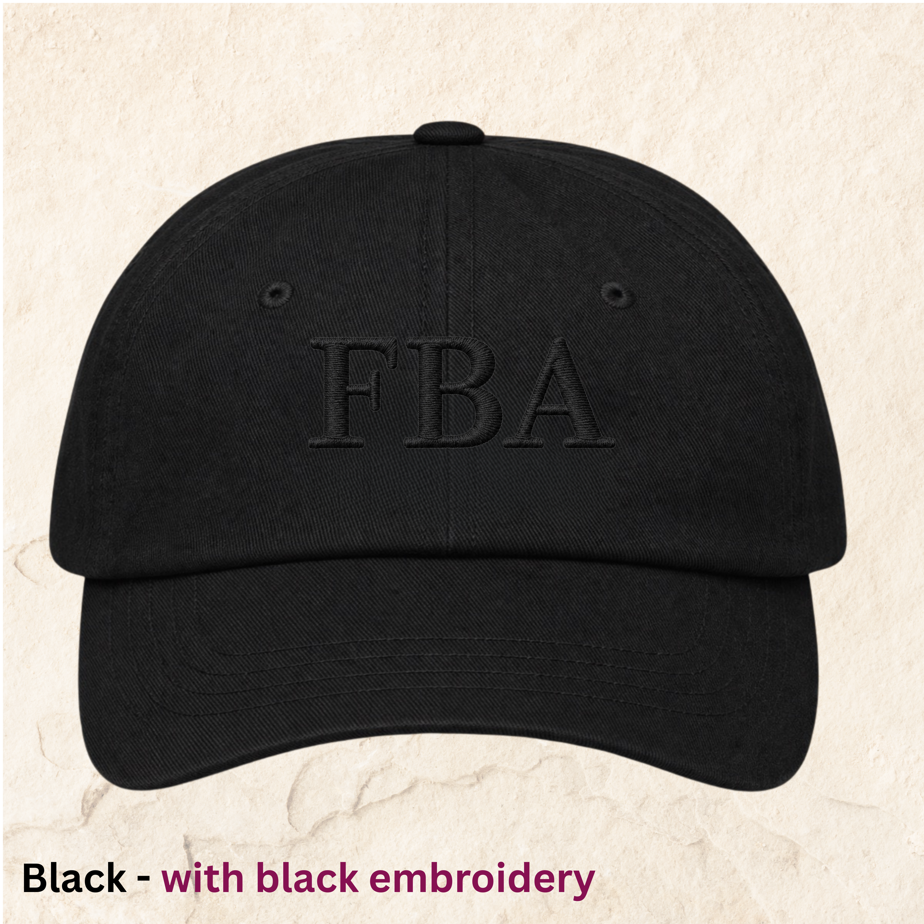 Stacked Foundational Embroidered Cap — Classic Baseball Hat