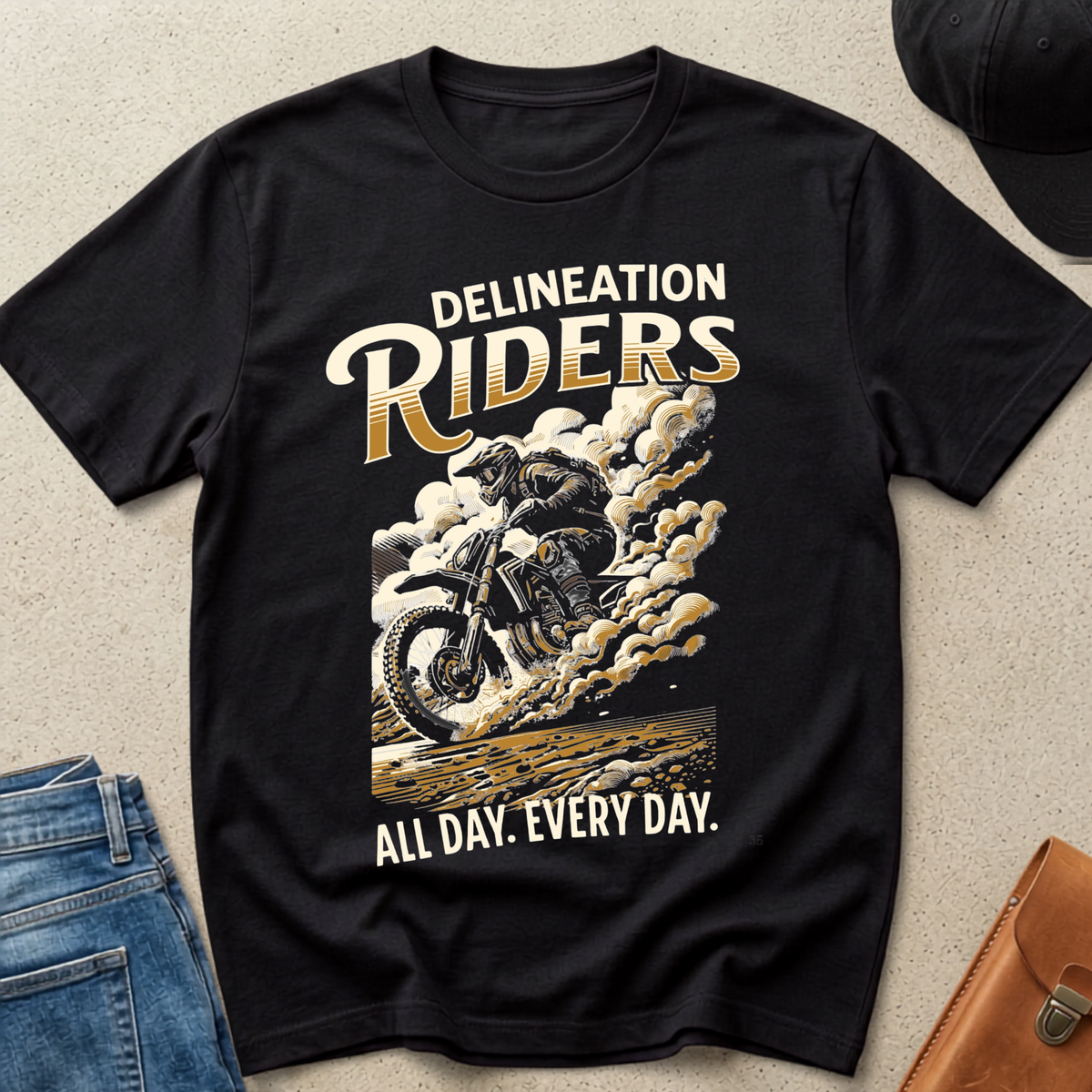 T‑Shirt — “Delineation Riders” Fun Motivational Tee