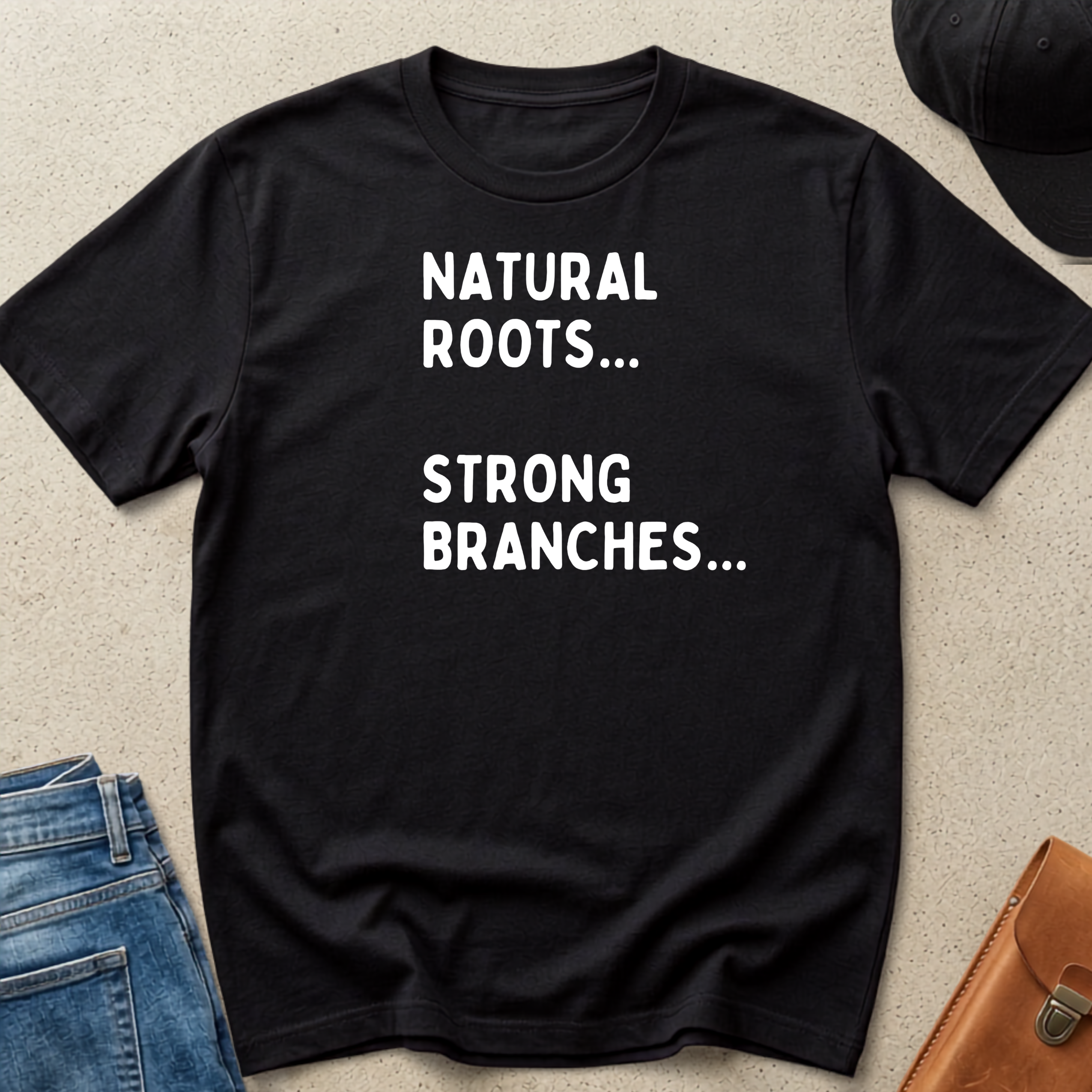 "Natural Roots... Strong Branches" T-Shirt