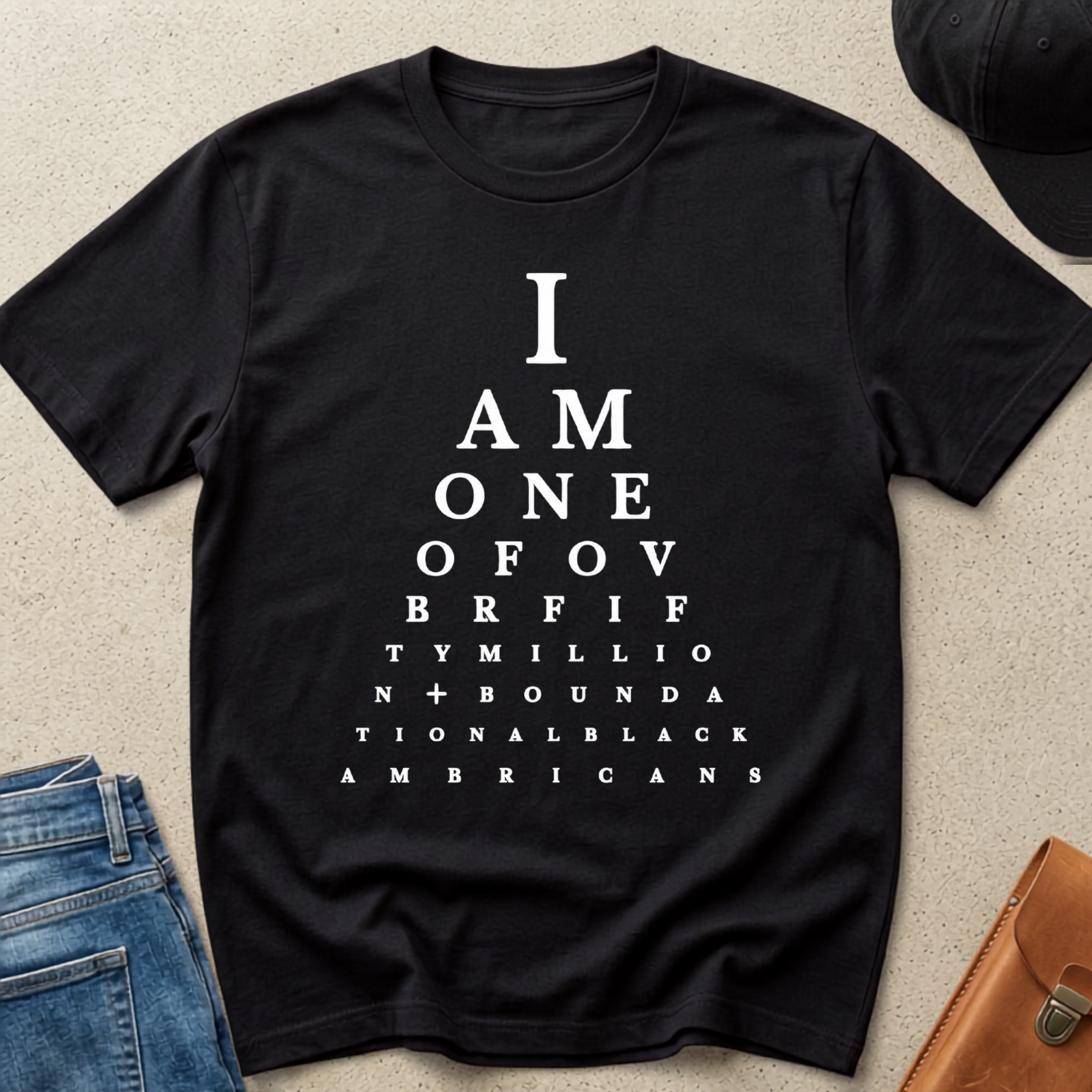 Eye Chart 'I Am One of O' T-Shirt — Optical Graphic Tee