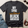 T-Shirt 'My Tribe is Foundational Black American' - FBA shirt