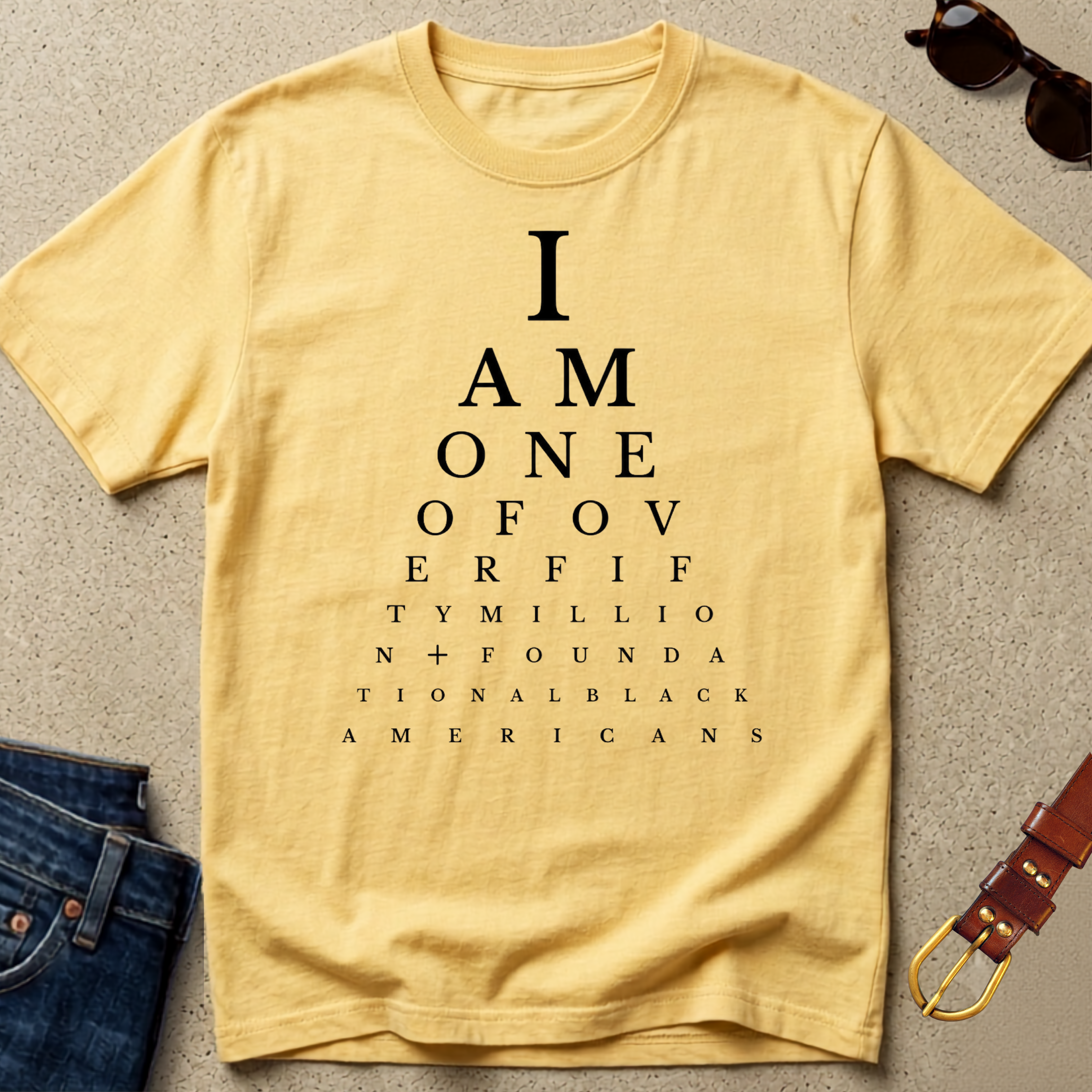 Eye Chart 'I Am One of O' T-Shirt — Optical Graphic Tee