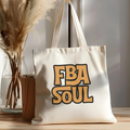 Tote Bag — 'FBA Soul' Retro Orange Logo Canvas Tote