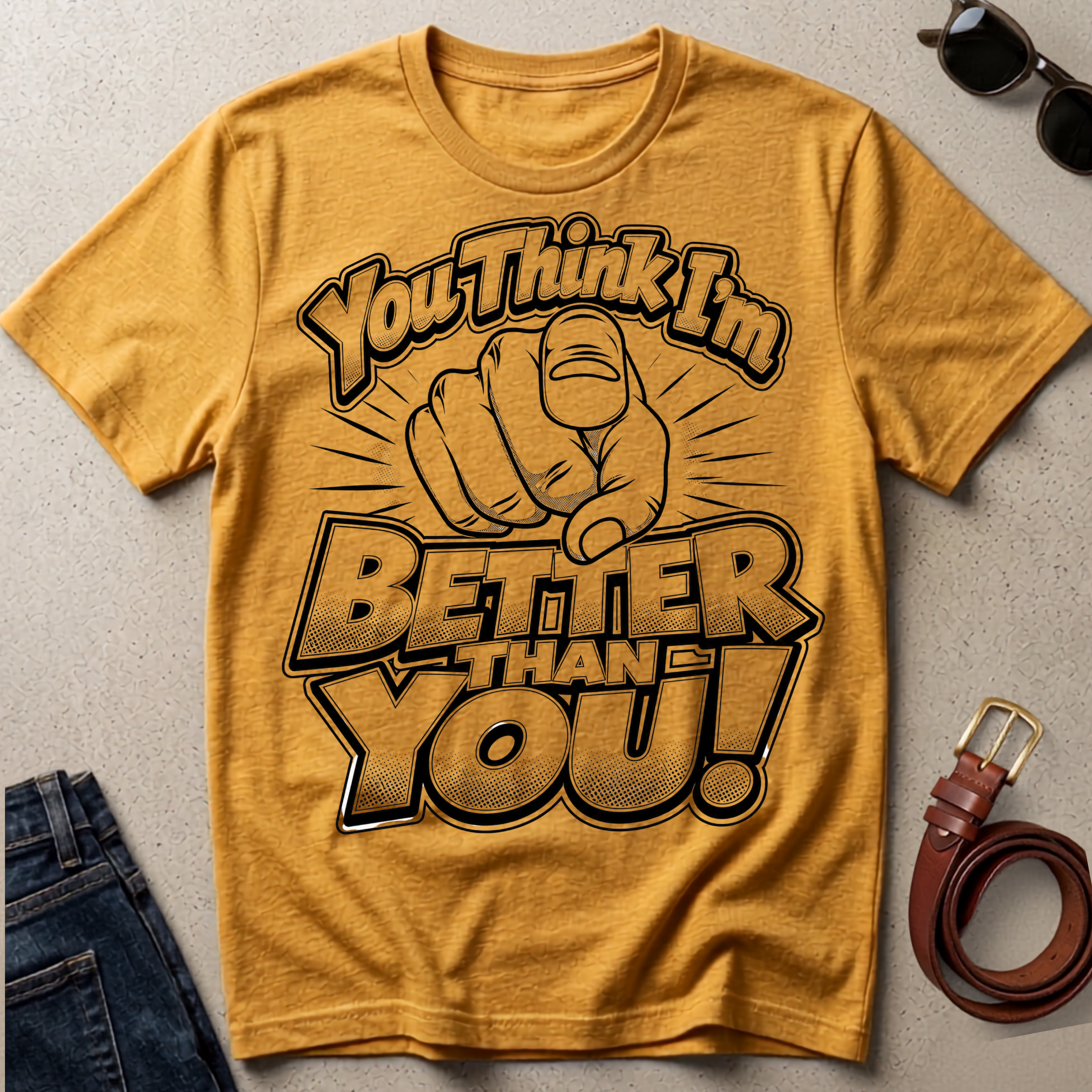 'You Think I'm Better Than You' T-Shirt - Foundational Black American Shirt