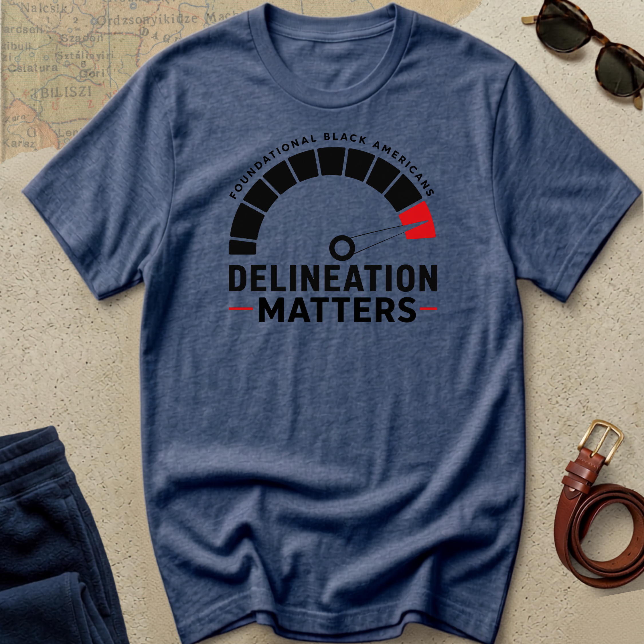 Delineation Matters T-Shirt — Foundational Black Americans Graphic Tee