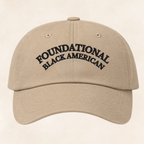 'Foundational Black American' Baseball Cap — Embroidered Arch Logo Hat