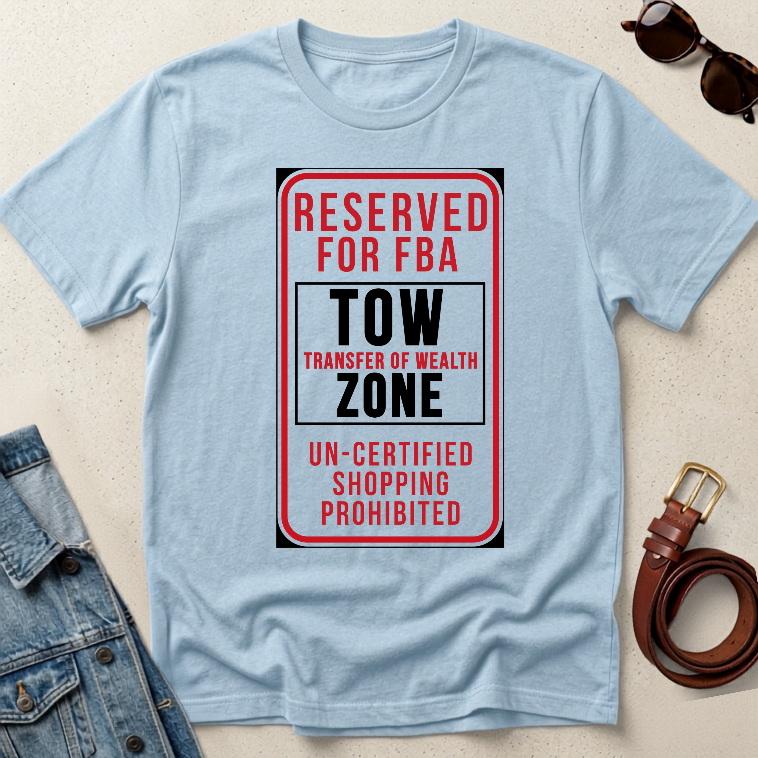 "Transfer of Wealth Zone" Statement Tee