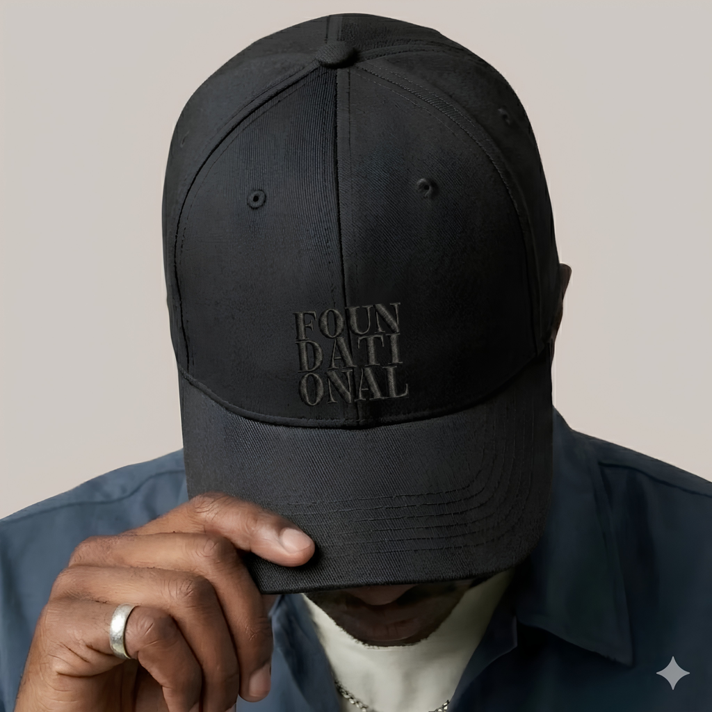 Stacked Foundational Embroidered Cap — Classic Baseball Hat