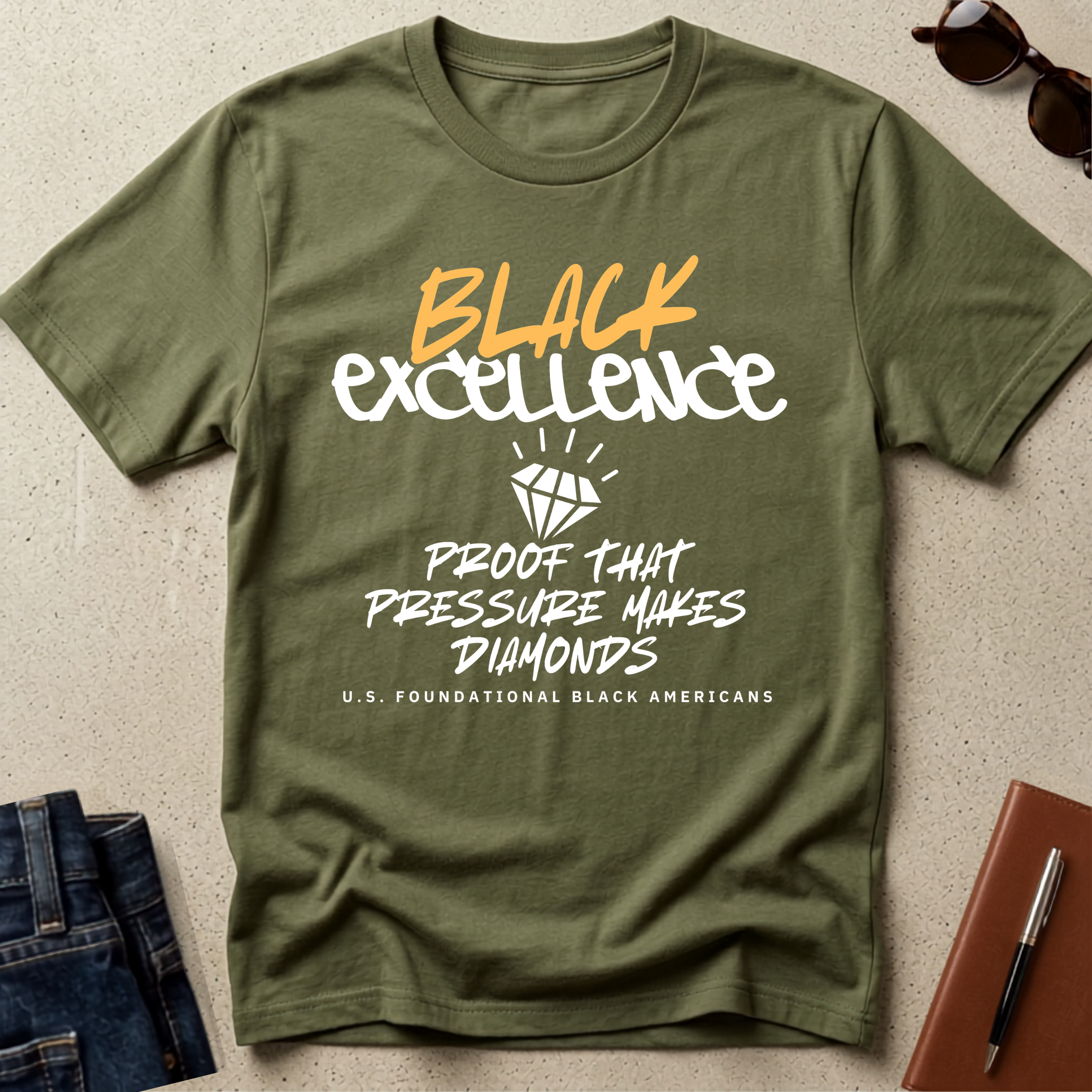 Proof of Pressure T-Shirt - Foundational Black Americans