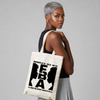 FBA Silhouette Cotton Tote — "Grassroots By Us" Eco Canvas Tote
