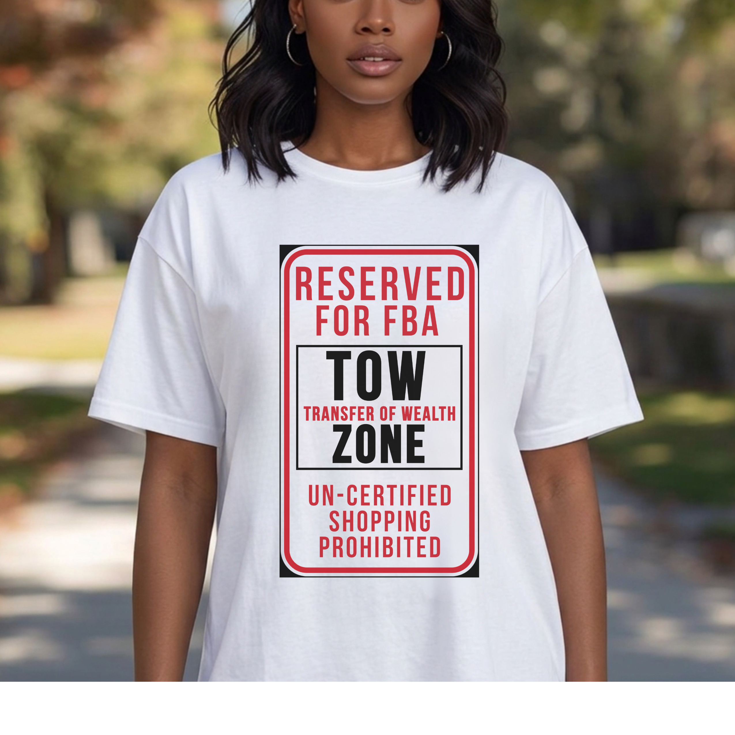 "Transfer of Wealth Zone" Statement Tee
