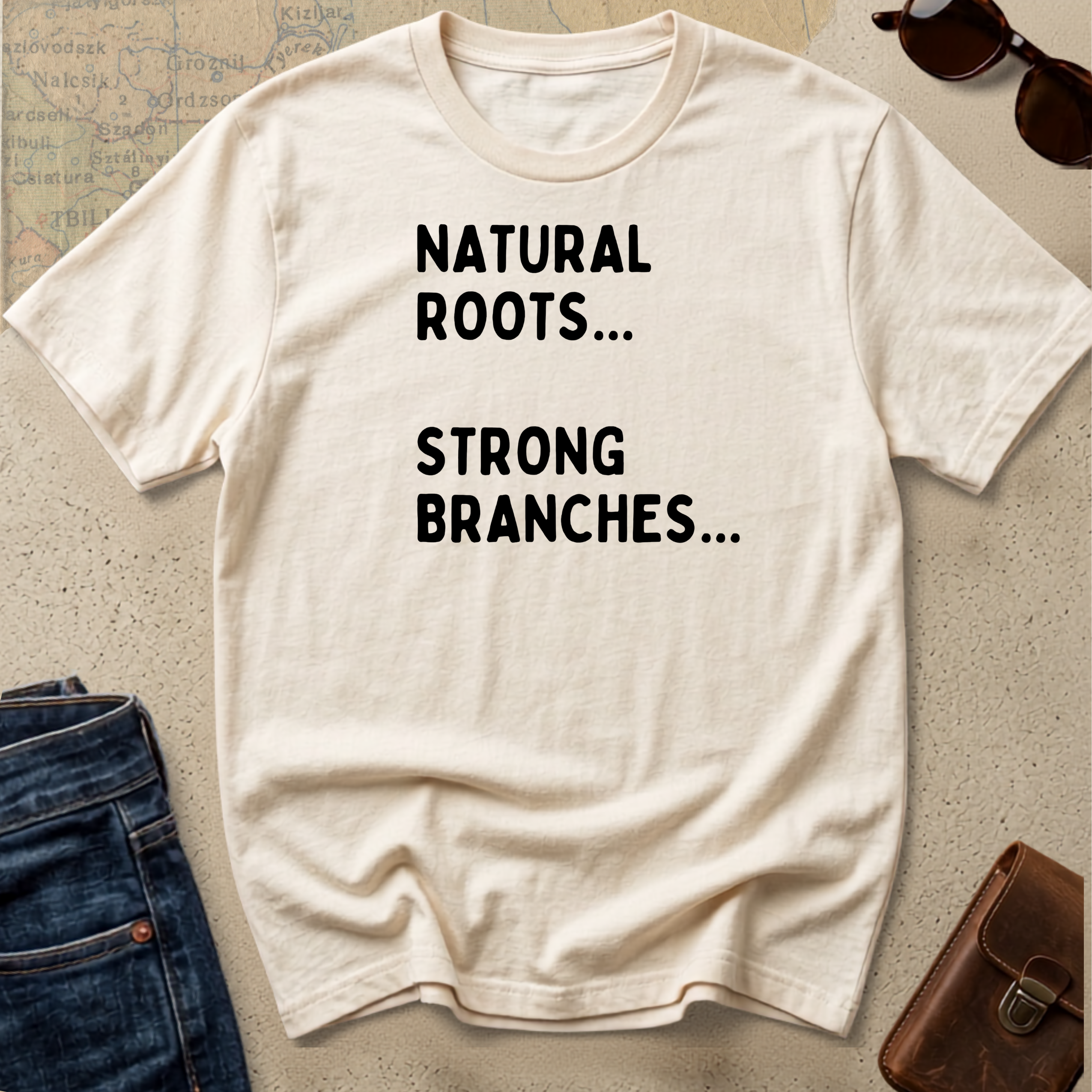 "Natural Roots... Strong Branches" T-Shirt