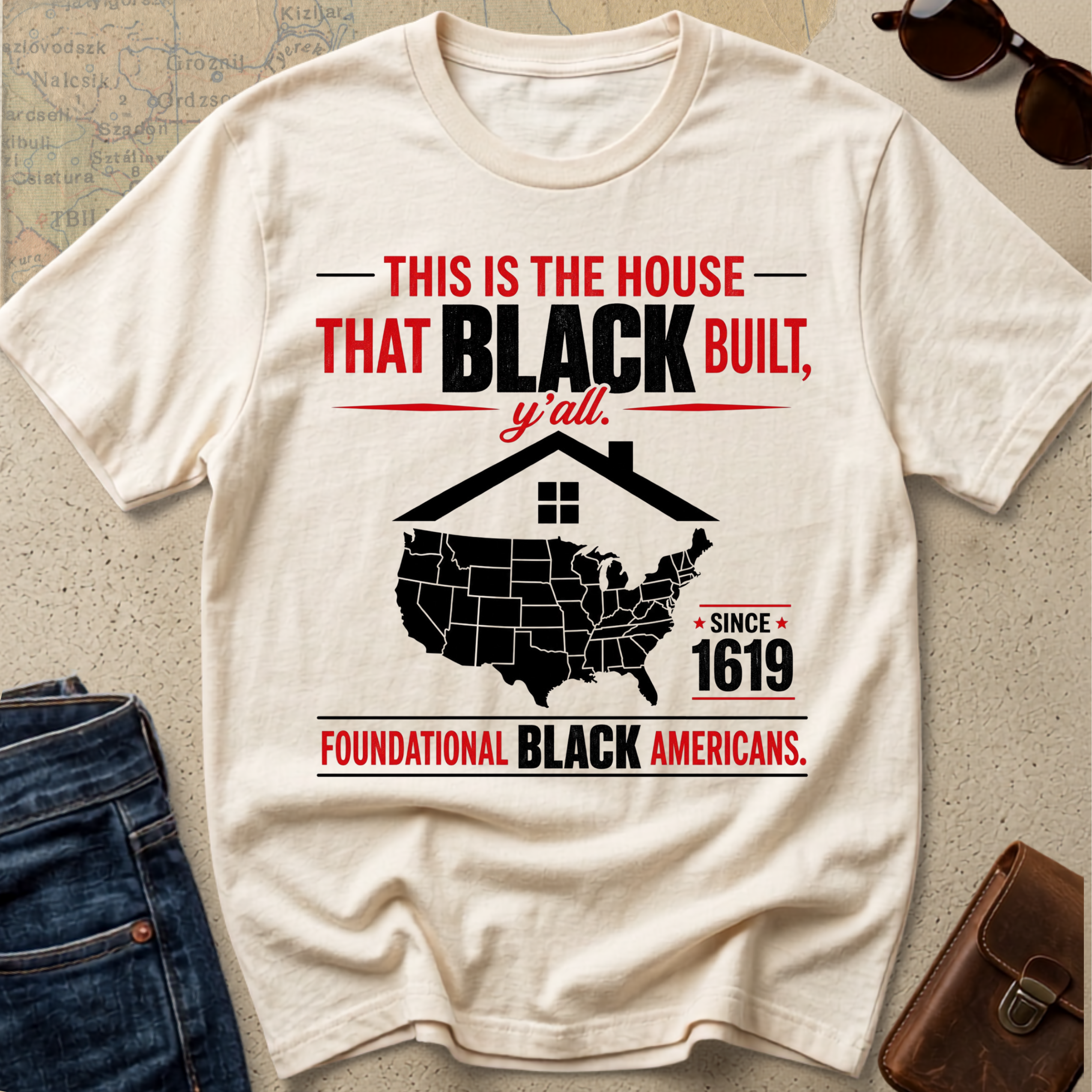 House Black Built Graphic Tee