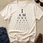 Eye Chart 'I Am One of O' T-Shirt — Optical Graphic Tee