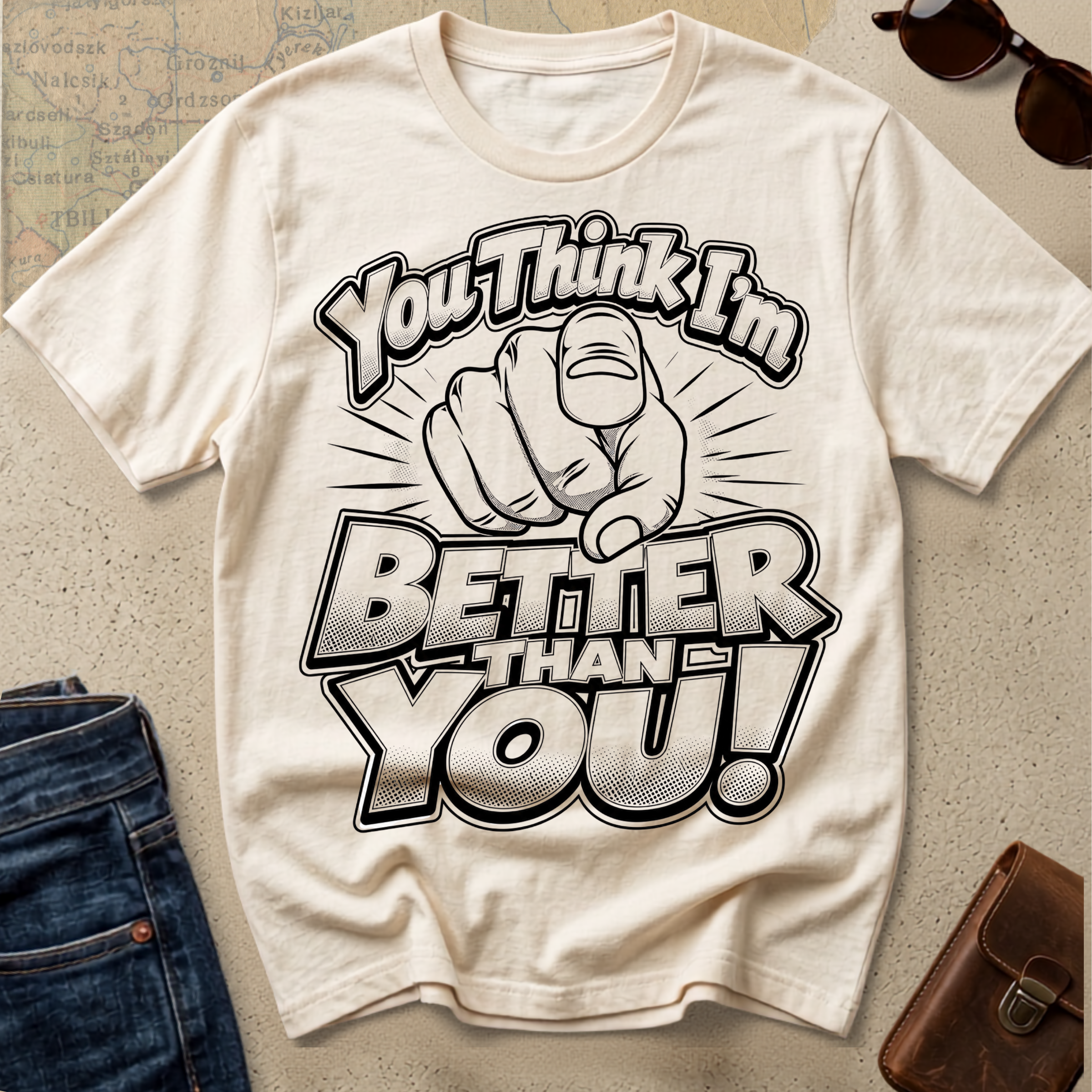 'You Think I'm Better Than You' T-Shirt - Foundational Black American Shirt