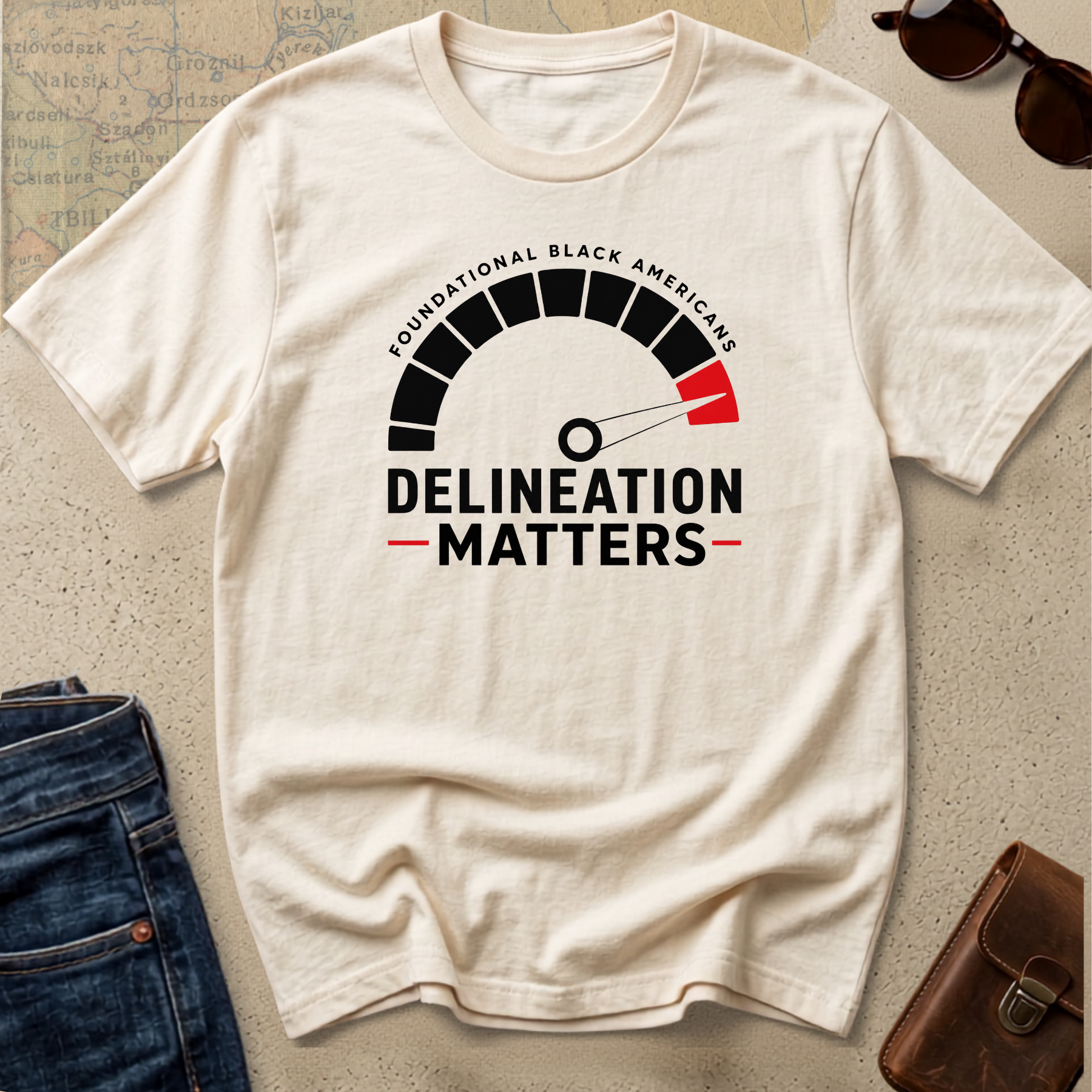 Delineation Matters T-Shirt — Foundational Black Americans Graphic Tee