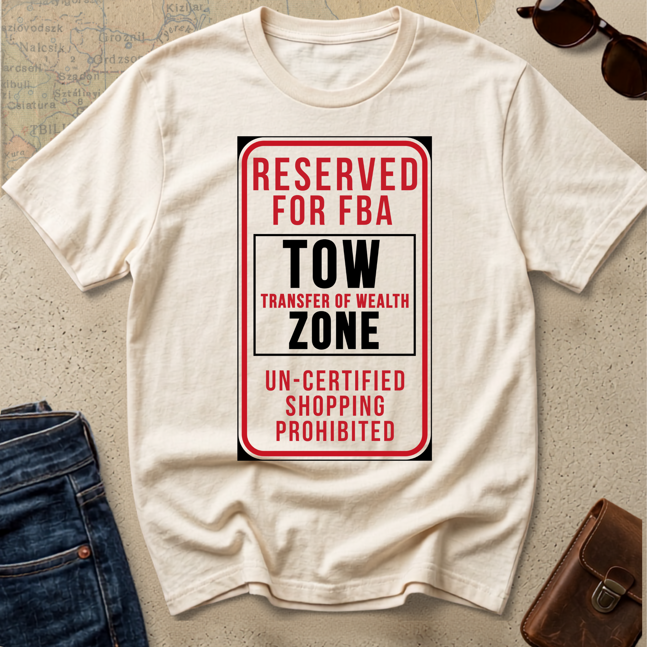 "Transfer of Wealth Zone" Statement Tee