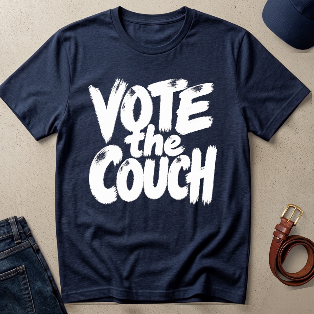 Vote the Couch T-Shirt — Funny Political Tee