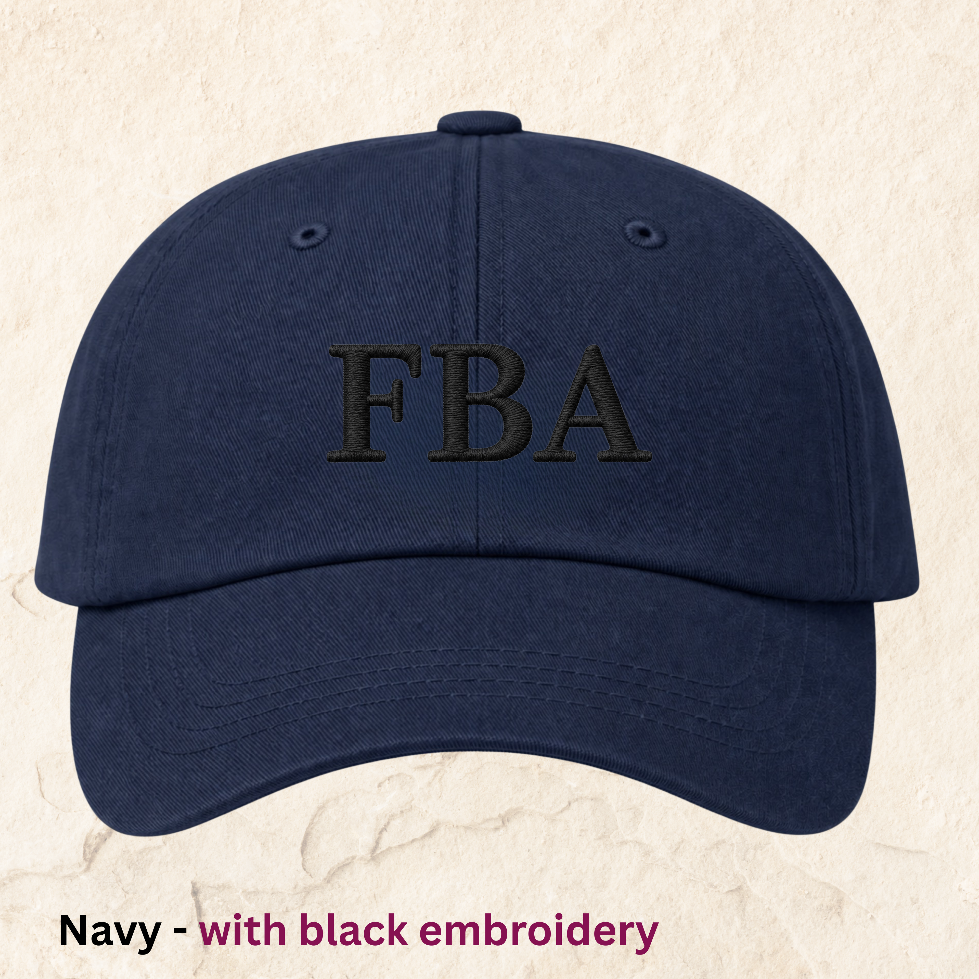 Stacked Foundational Embroidered Cap — Classic Baseball Hat