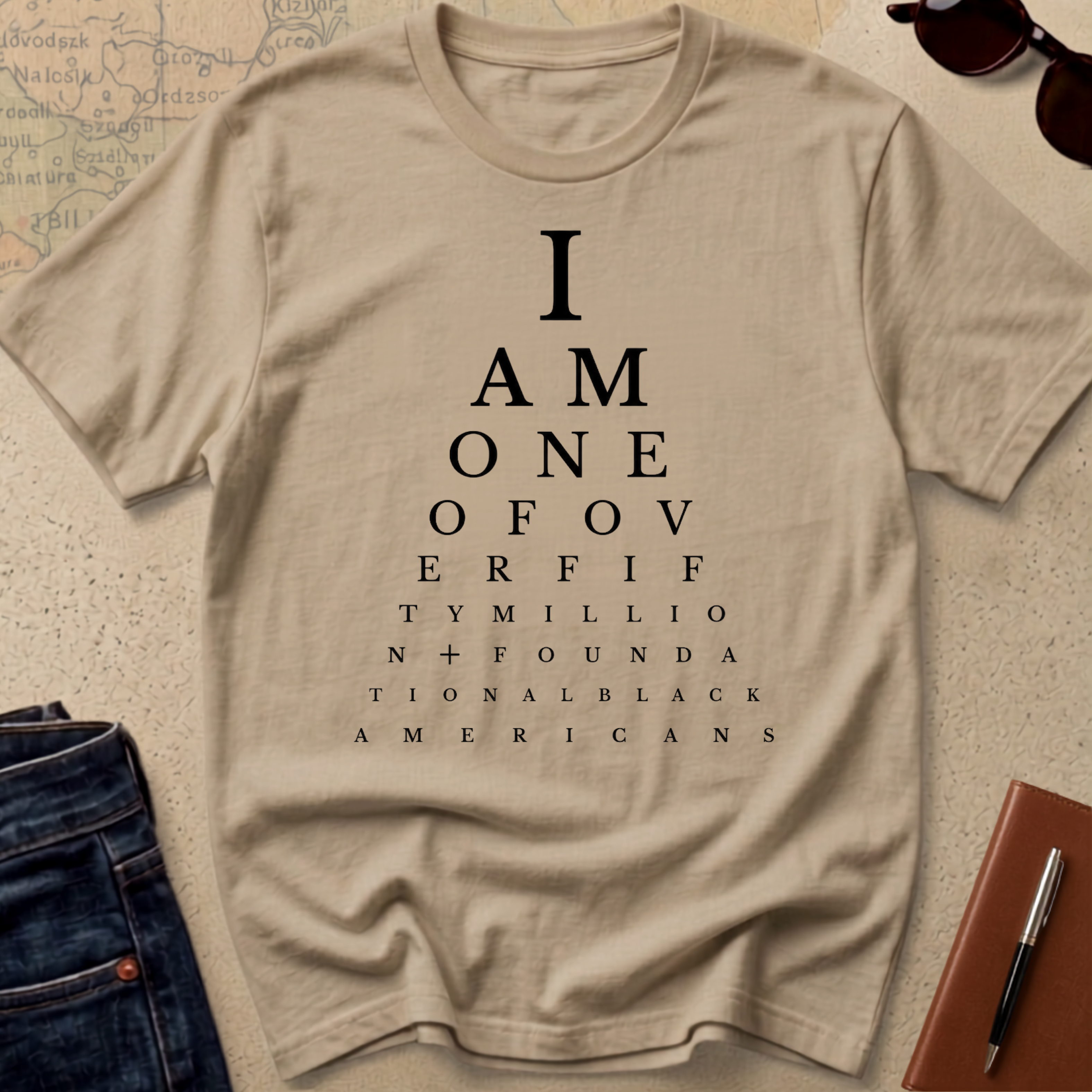 Eye Chart 'I Am One of O' T-Shirt — Optical Graphic Tee