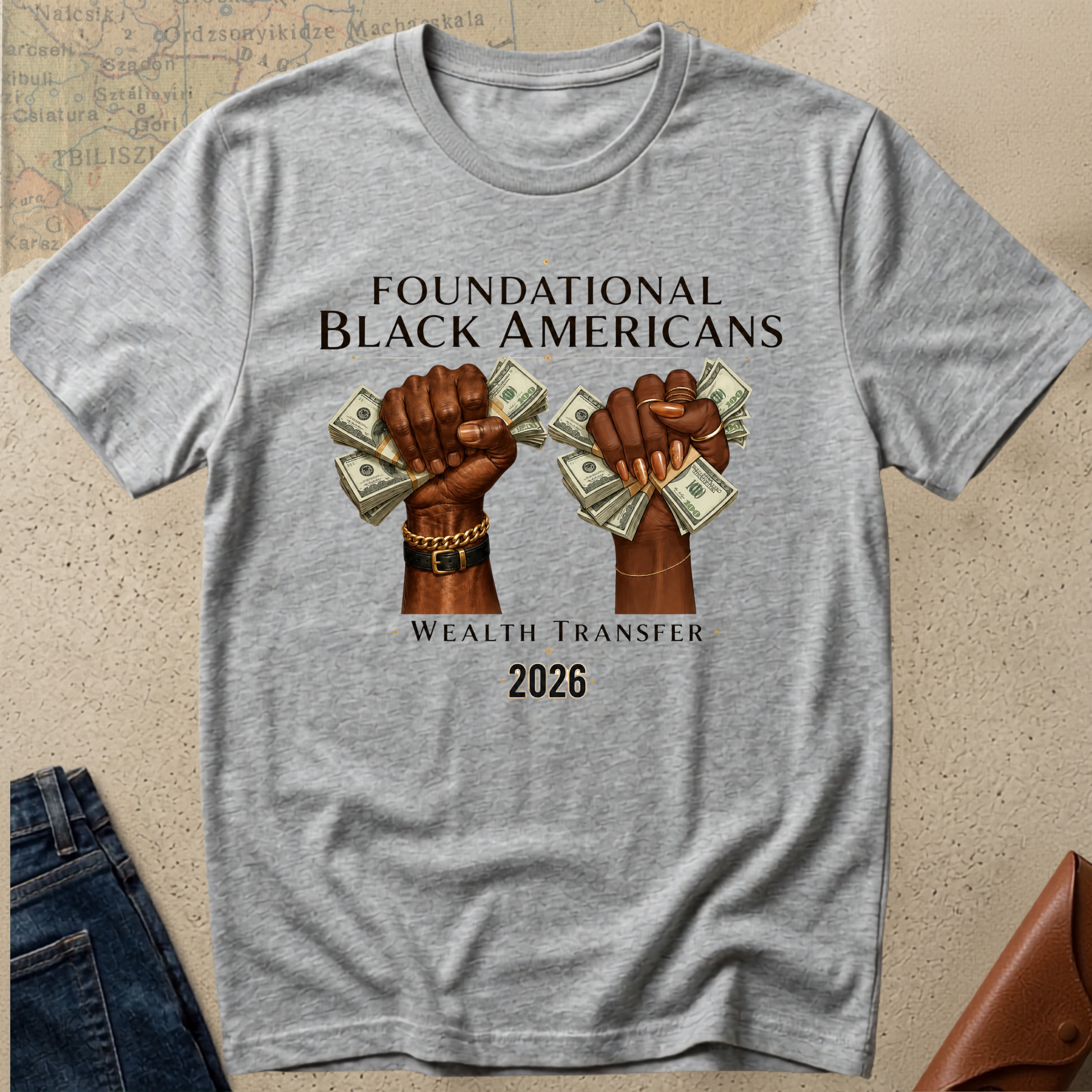 Wealth Transfer 2026 Tee — Money Fist Graphic T-Shirt
