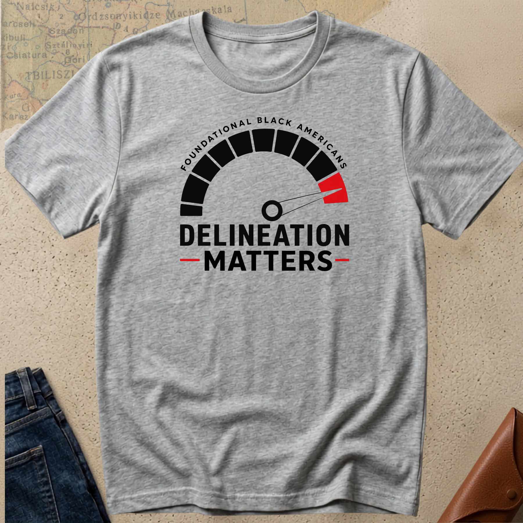 Delineation Matters T-Shirt — Foundational Black Americans Graphic Tee