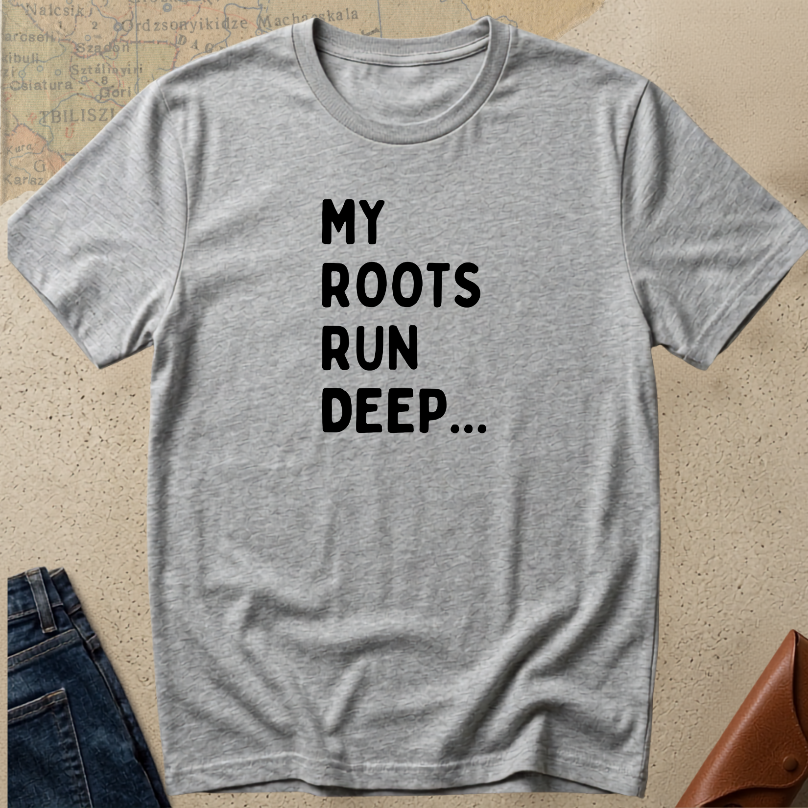My Roots Run Deep T-Shirt — Inspirational Heritage Graphic Tee