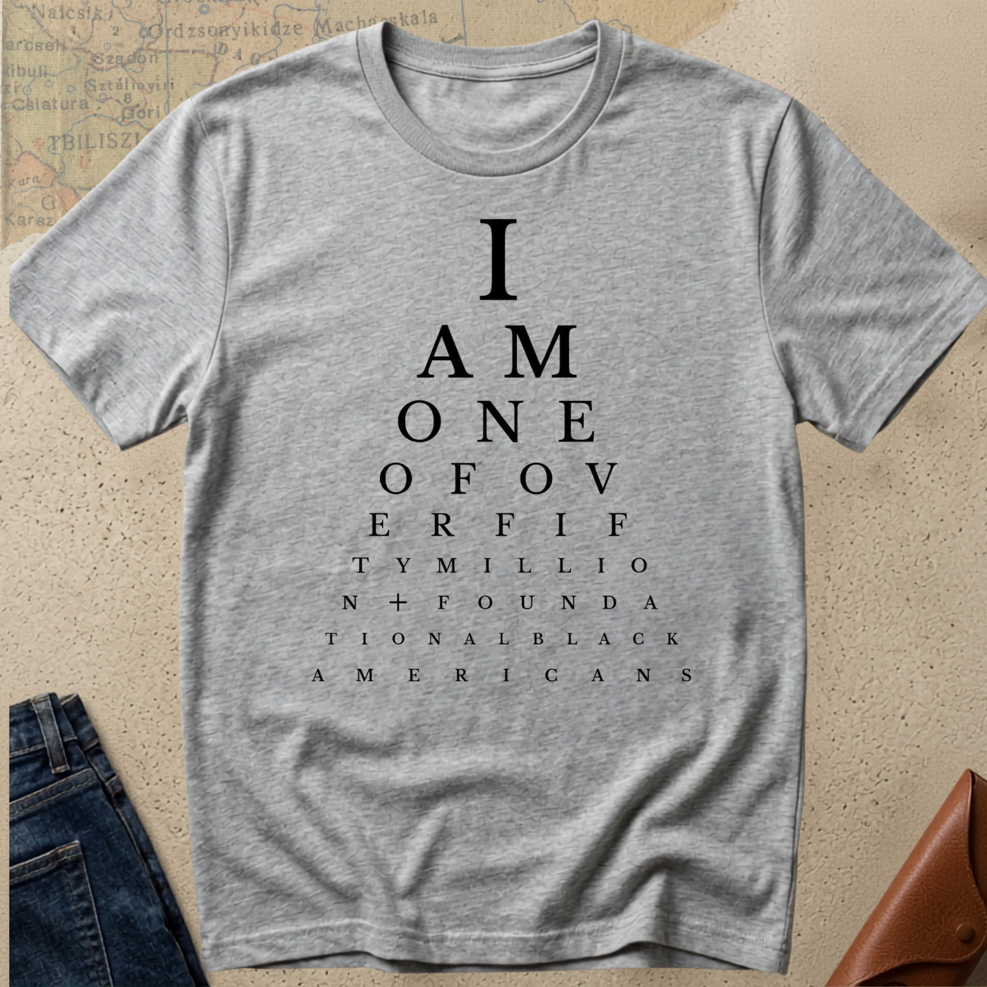 Eye Chart 'I Am One of O' T-Shirt — Optical Graphic Tee