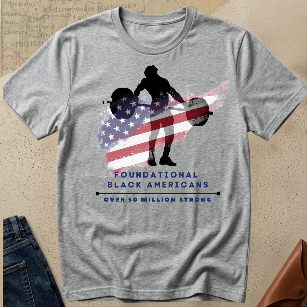 Weight Lifter American T-Shirt - FBA shirt