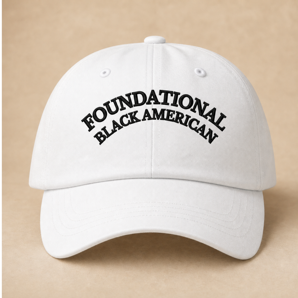 'Foundational Black American' Baseball Cap — Embroidered Arch Logo Hat