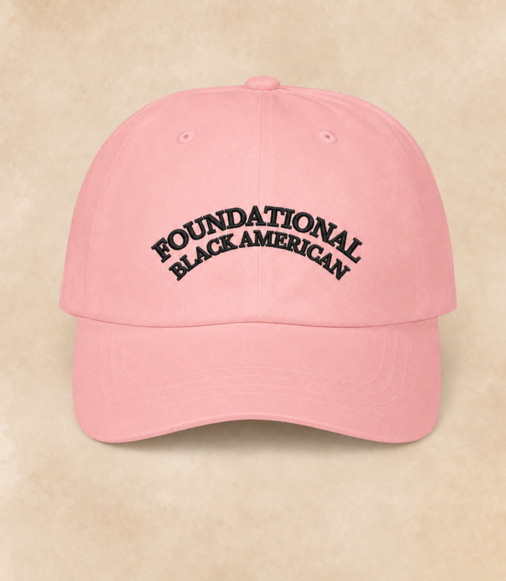 'Foundational Black American' Baseball Cap — Embroidered Arch Logo Hat