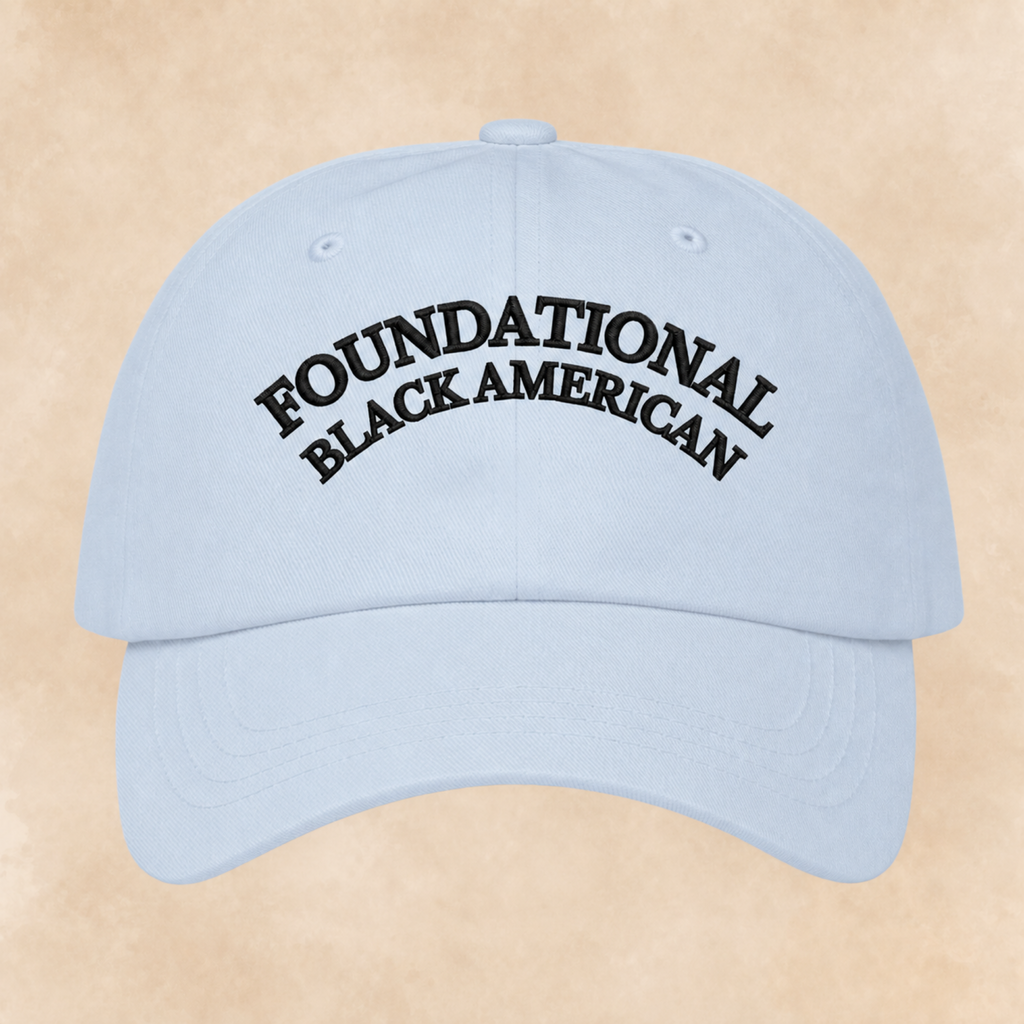 'Foundational Black American' Baseball Cap — Embroidered Arch Logo Hat