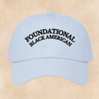 'Foundational Black American' Baseball Cap — Embroidered Arch Logo Hat