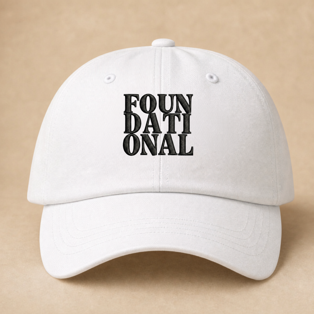 Stacked Foundational Embroidered Cap — Classic Baseball Hat