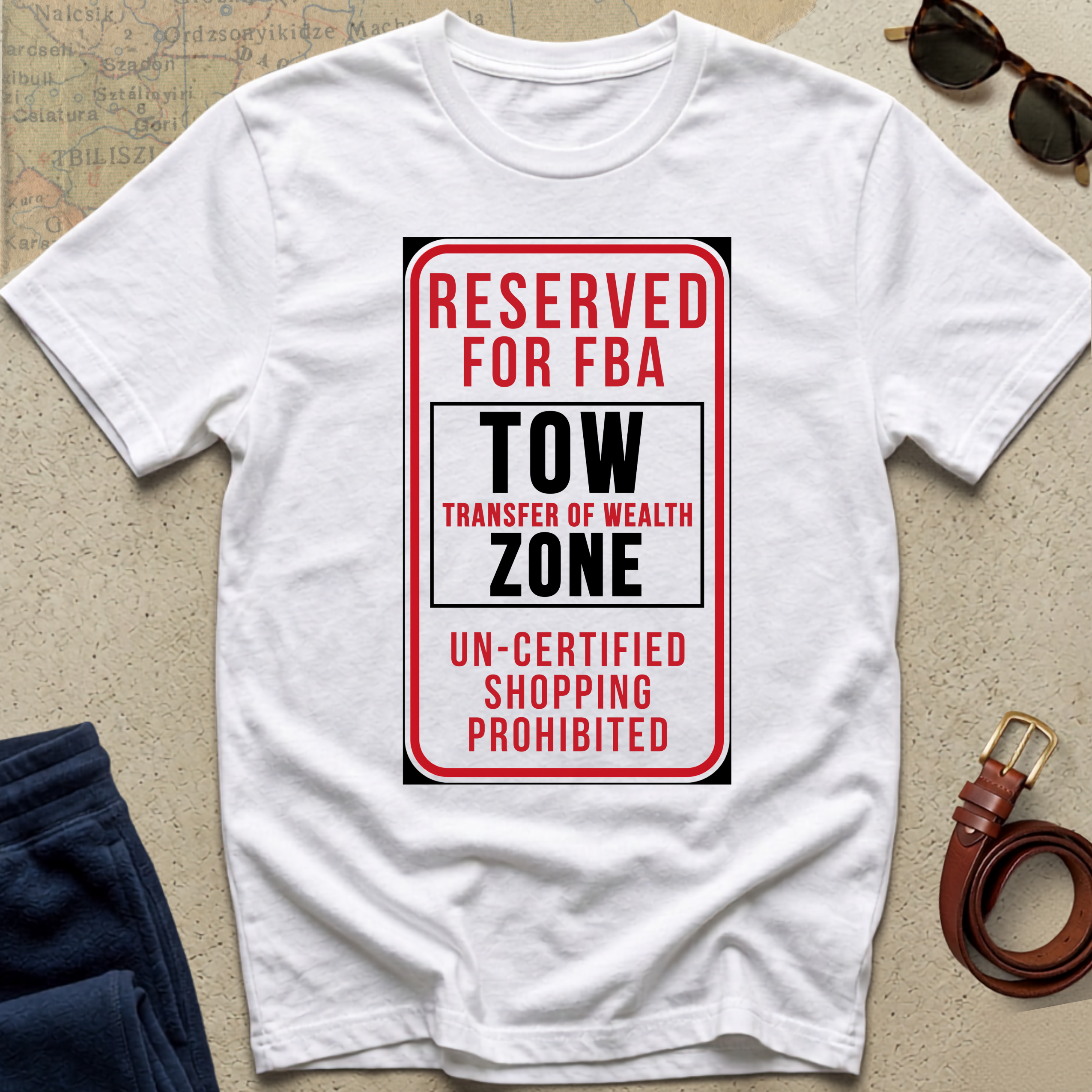 "Transfer of Wealth Zone" Statement Tee