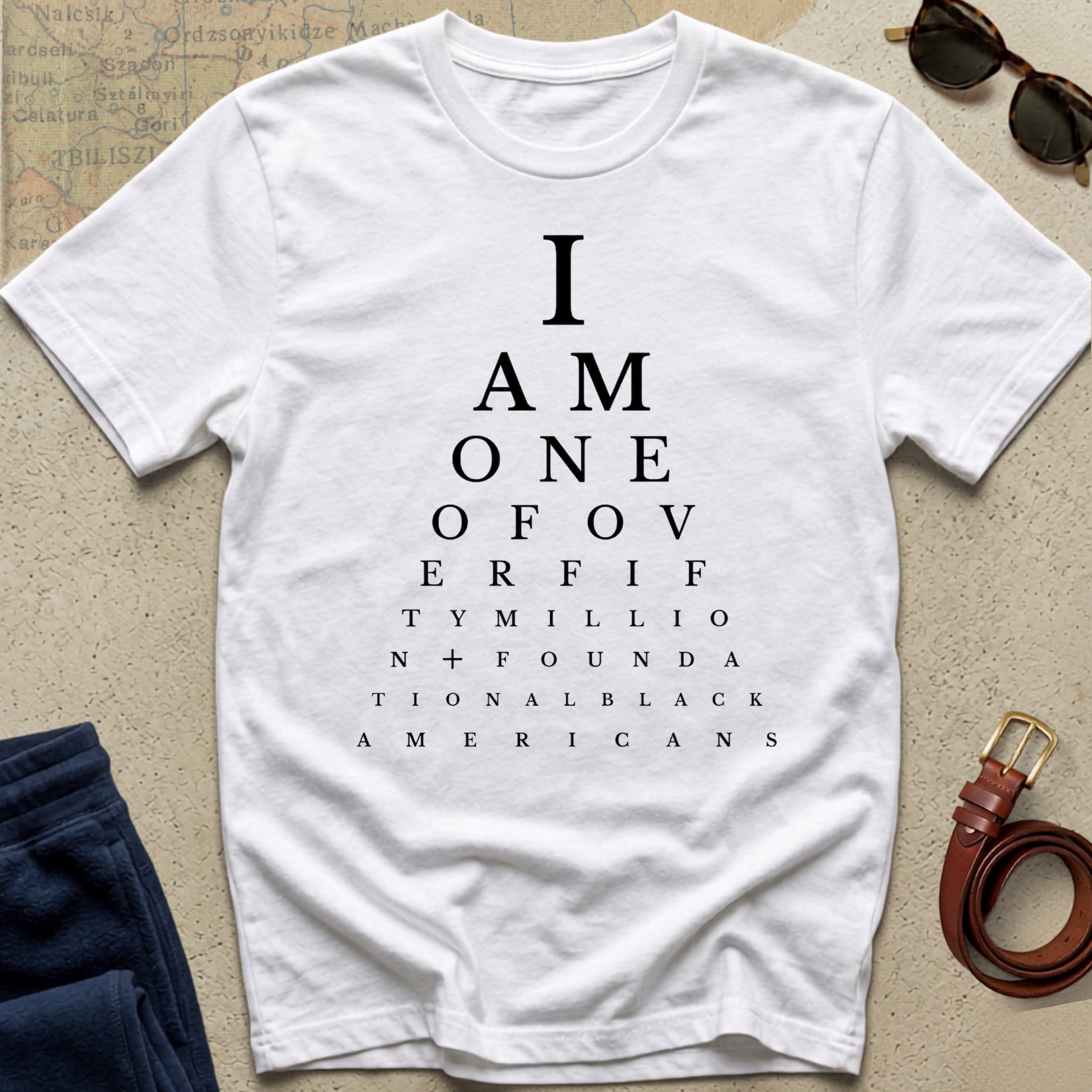 Eye Chart 'I Am One of O' T-Shirt — Optical Graphic Tee