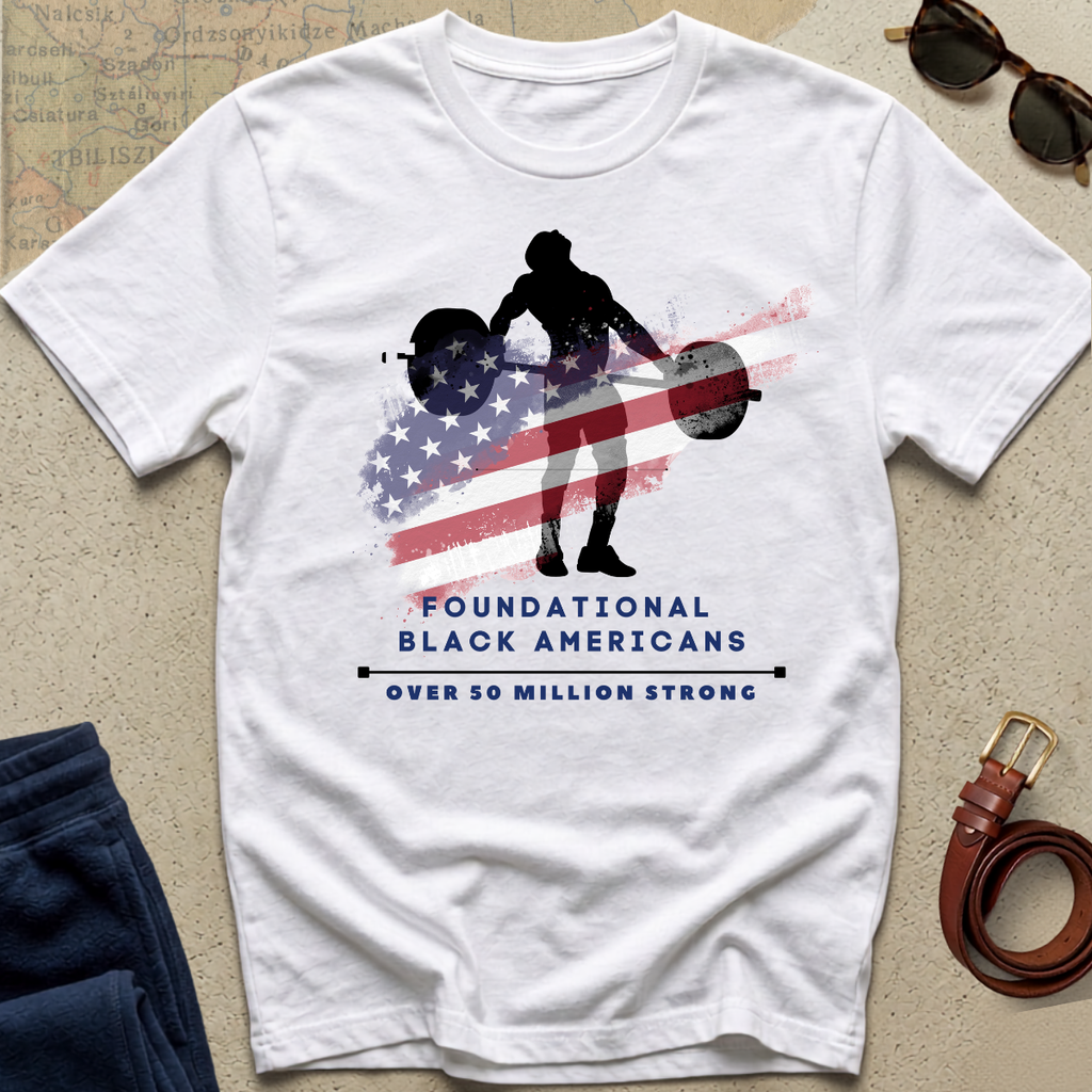 Weight Lifter American T-Shirt - FBA shirt