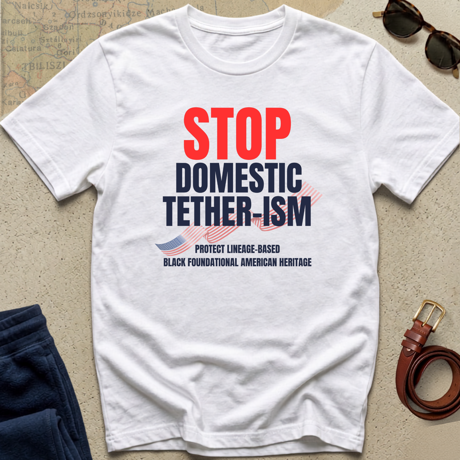 Stop Domestic Tether-ism T-Shirt