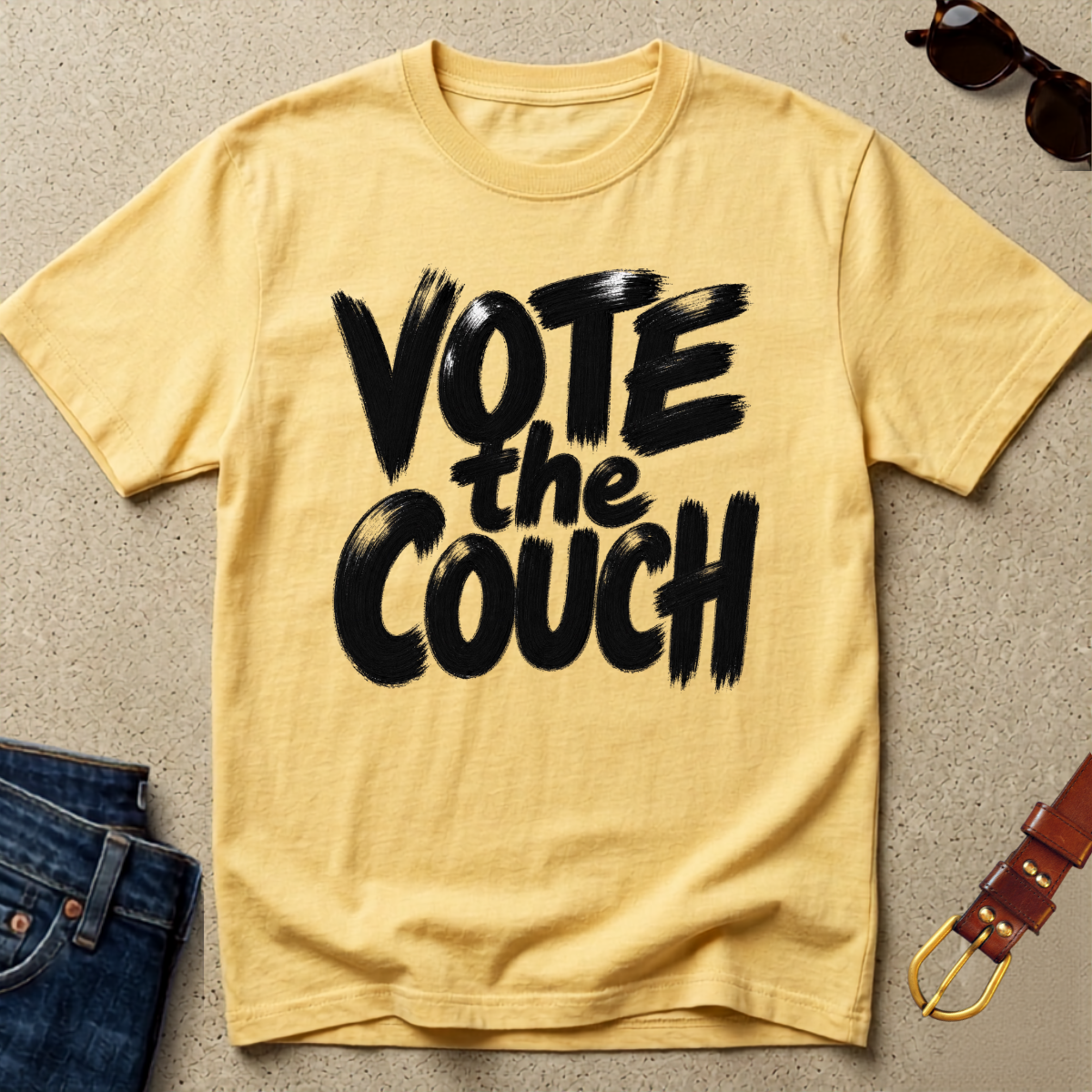 Vote the Couch T-Shirt — Funny Political Tee