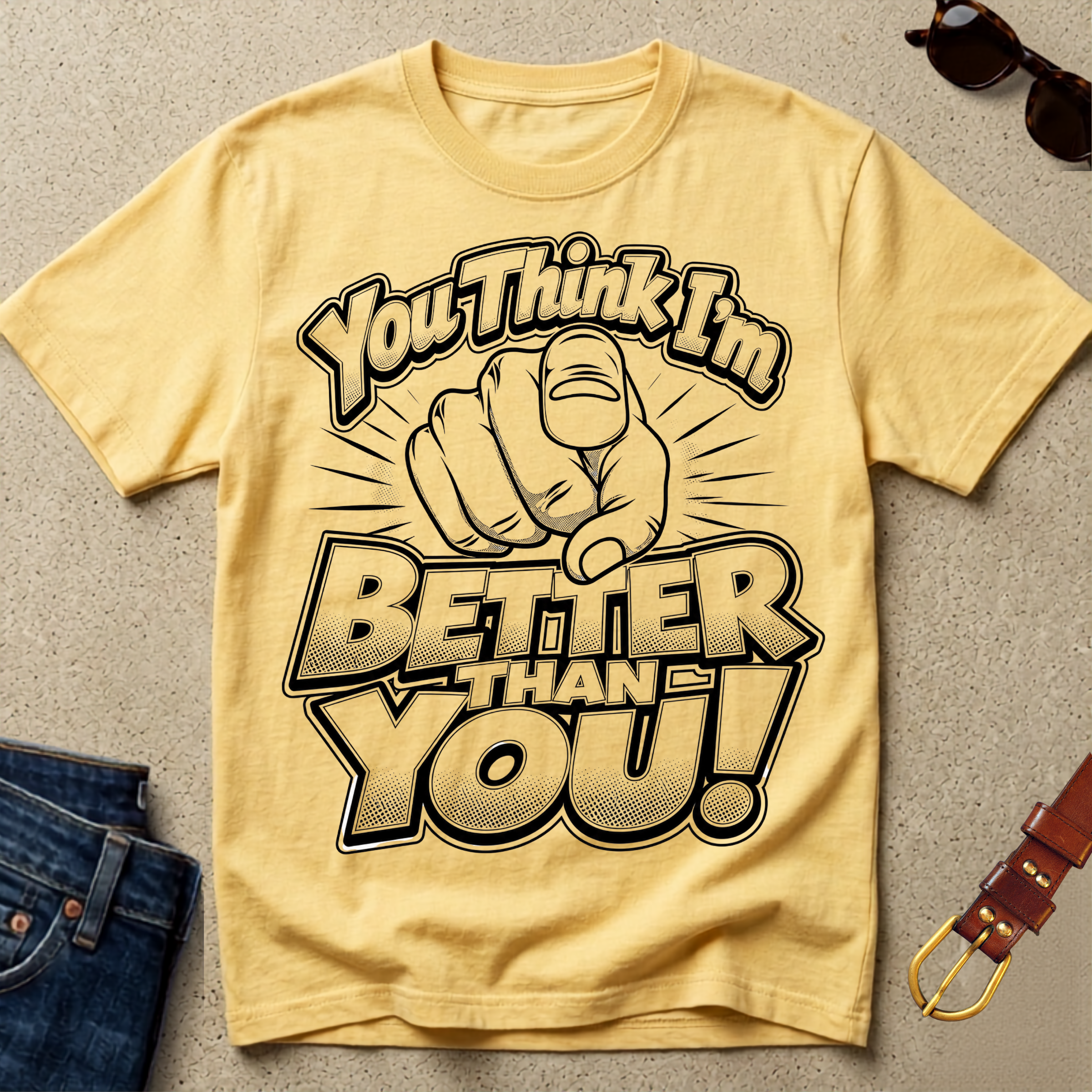 'You Think I'm Better Than You' T-Shirt - Foundational Black American Shirt