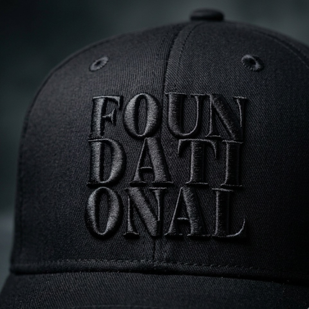 Stacked Foundational Embroidered Cap — Classic Baseball Hat